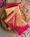 KP 1034 Soft Lichi Silk With Jacquard Work Saree Wholesale Price In Surat